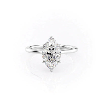 The Lalo - Marquise Solitaire