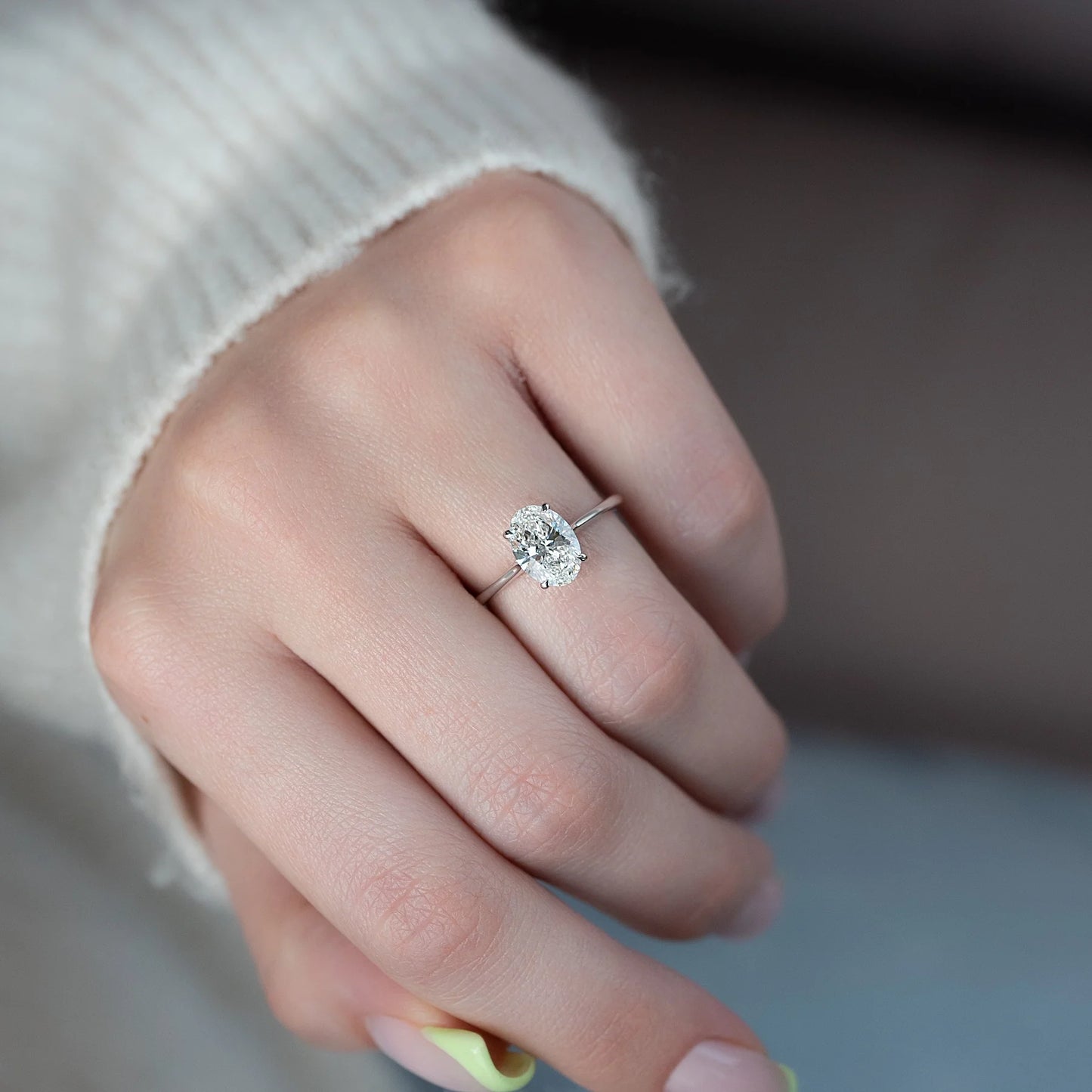 The Lalo - Oval Solitaire