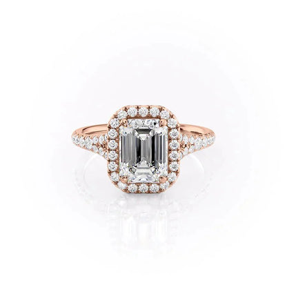 Angel - Emerald Pave Halo