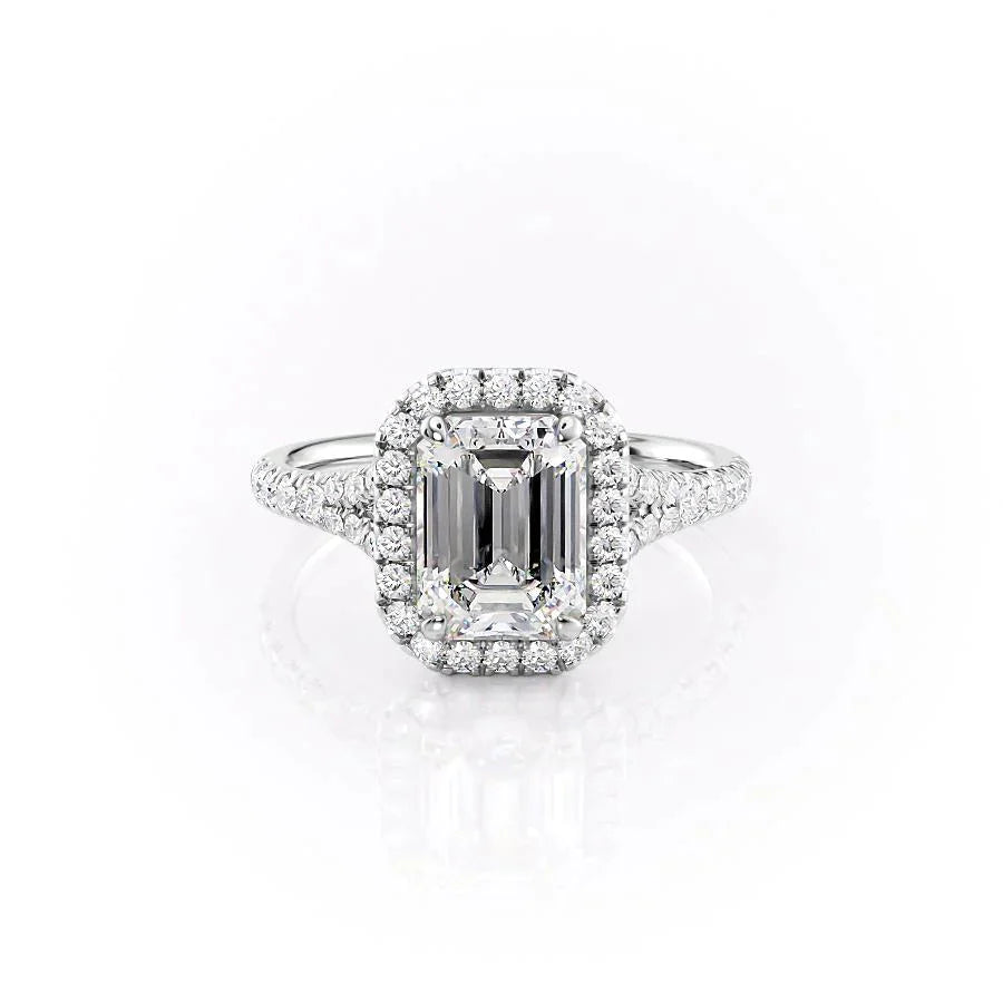 Angel - Emerald Pave Halo