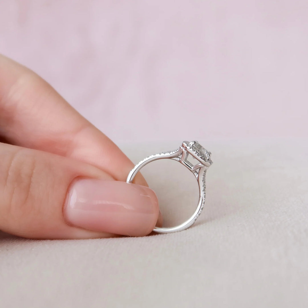 Angel - Emerald Pave Halo