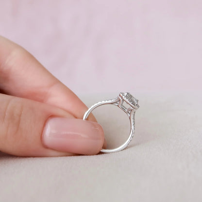 Angel - Emerald Pave Halo