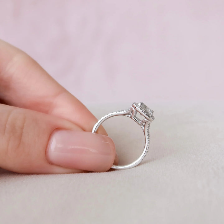 Angel - Emerald Pave Halo