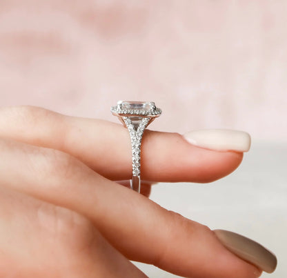 Angel - Emerald Pave Halo