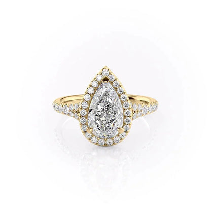Angel - Pear Pave halo