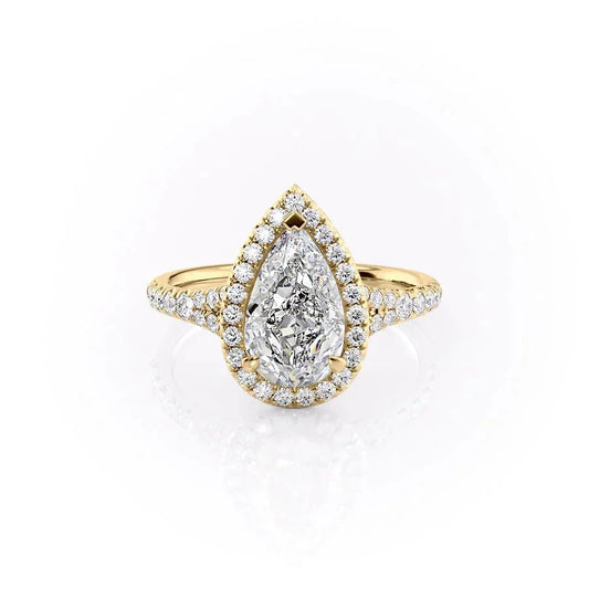 Angel - Pear Pave halo