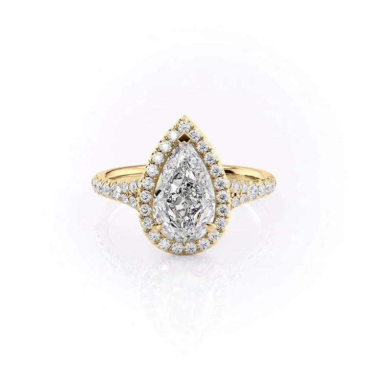 Angel - Pear Pave halo