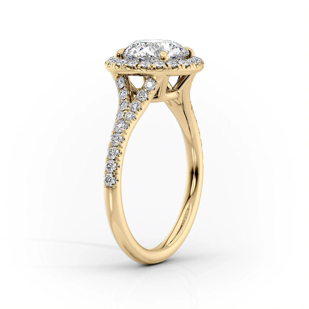 Angel - Pear Pave halo