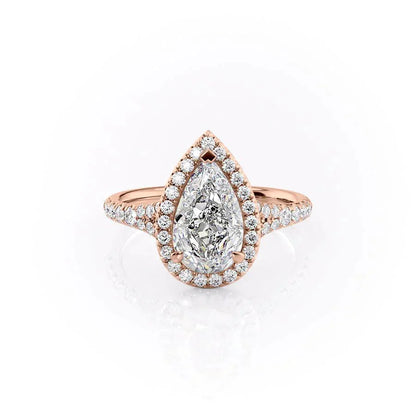 Angel - Pear Pave halo