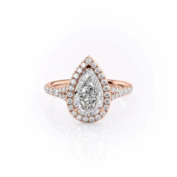Angel - Pear Pave halo