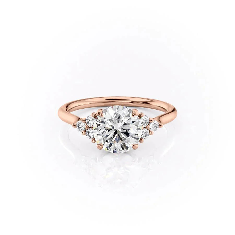 Arya - Round Side Stone