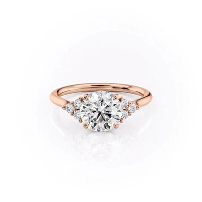 Arya - Round Side Stone