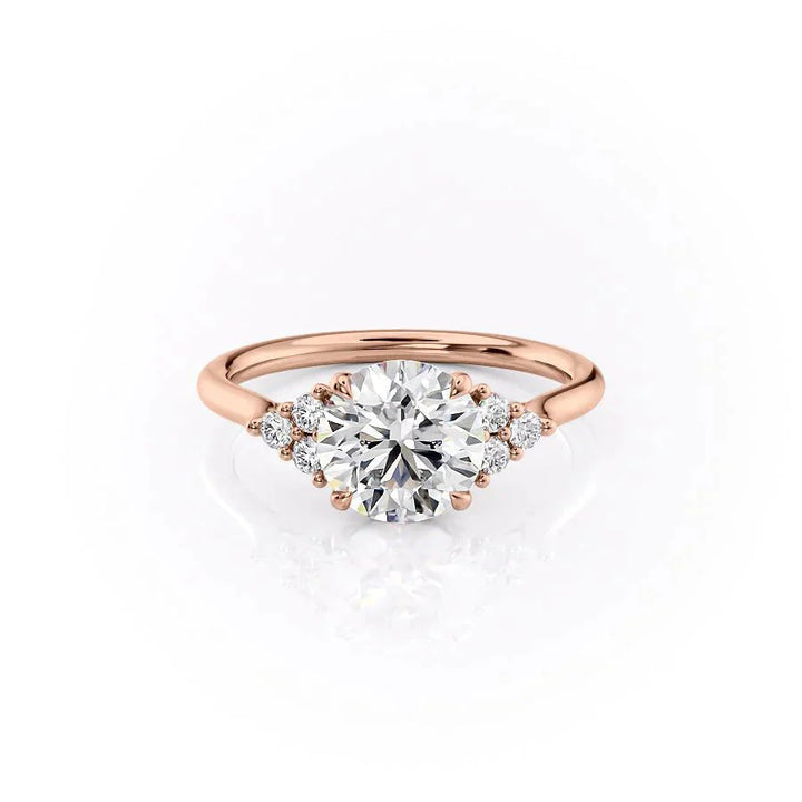 Arya - Round Side Stone