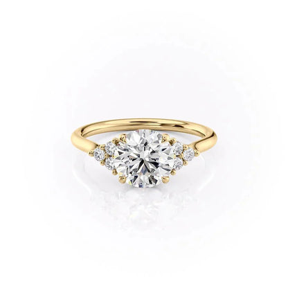 Arya - Round Side Stone